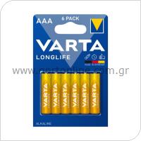 Battery Alkaline Varta Longlife AAA LR03 (6 pcs)