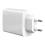 Travel Fast Charger inos with USB A & USB C Output PD 3.0 32W White