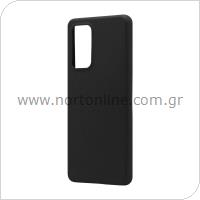 Liquid Silicon inos Samsung A536B Galaxy A53 5G L-Cover Matte Black