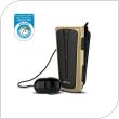 Stereo Bluetooth Headset iPro RH219s Retractable with Vibration Black-Gold