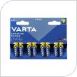 Μπαταρία Alkaline Varta Longlife Power AA LR06 Plastic Free (8 τεμ.)