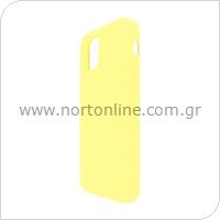 Liquid Silicon inos Apple iPhone 12 mini L-Cover Yellow