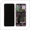 LCD with Touch Screen & Front Cover Samsung G980F Galaxy S20 Cosmic Pink (Original)