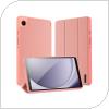 TPU Flip Case Shock Proof Dux Ducis Domo Samsung X110 Galaxy Tab A9 8.7 Wi-Fi/ X115 Galaxy Tab A9 8.7 4G Pink