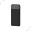 Φορτιστής Ανάγκης Devia EP189 10W 10000mAh με 4 Ενσωματωμένα Καλώδια Kintone Μαύρο