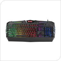 Wired Gaming Keyboard Natec Fury Spitfire NFU-0868 Backlight Black