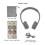 Wired Stereo Headphones Buddyphones Explore Plus for Kids Grey