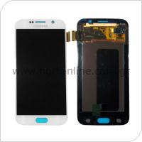 LCD with Touch Screen Samsung G920 Galaxy S6 White (Original)