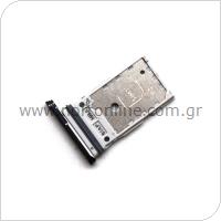 Sim Card Holder Samsung S911B Galaxy S23 5G/ S916B Galaxy S23 Plus 5G Black (Original)