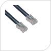 Καλώδιο Δικτύου UTP Cable CAT5e 1m Μαύρο (Ασυσκεύαστο)