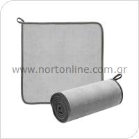 Car Drying Towel Microfiber Baseus 40x40cm Gray (2 pcs)