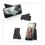 Leather Wallet Cover Dux Ducis Rafi II Mag 3 in 1 MagSafe RFID Blocker Samsung S921B Galaxy S24 5G with Stand Black