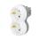 Power Adapter GSC 2 Way White-Grey