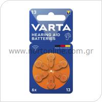 Μπαταρία Ακουστικών Βαρηκοΐας Varta 13 (6 τεμ.)