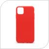 Θήκη Soft TPU inos Apple iPhone 11 S-Cover Κόκκινο