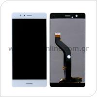 LCD with Touch Screen Huawei P9 Lite White (OEM)
