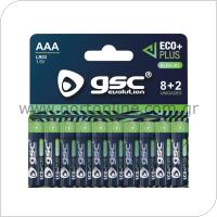 Μπαταρία Alkaline GSC EcoPlus AA LR03 (10 τεμ.)