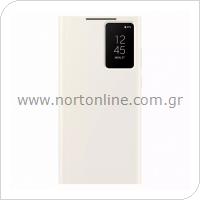 Flip S-View Case Samsung EF-ZS918CUEG S918B Galaxy S23 Ultra 5G Cream