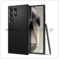 Soft TPU Back Cover Case Spigen Liquid Air Samsung S928B Galaxy S24 Ultra 5G Matte Black