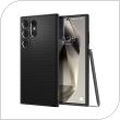 Soft TPU Back Cover Case Spigen Liquid Air Samsung S928B Galaxy S24 Ultra 5G Matte Black