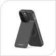 Θήκη Δερμάτινη Dux Ducis Rafi Mag 3 σε 1 MagSafe RFID Blocker Apple iPhone 15 Pro με Stand Μαύρο