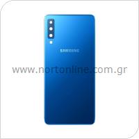 Battery Cover Samsung A750F Galaxy A7 (2018) Blue (Original)