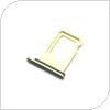 Βάση Κάρτας Sim Apple iPhone 11 Κίτρινο (OEM)