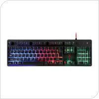 Wired Gaming Keyboard Maxlife MXGK-200 Backlight Black (Easter24)