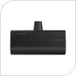 Φορτιστής Ανάγκης Devia EP141 Mini Pocket USB C PD 20W 4800mAh Extreme Speed Μαύρο