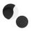 Mousepad Ergonomic Wrist Support 25x23cm Black (1 pc)