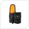 Universal Θήκη inos Holster Ταξιδίου Κινητών & Smartphones Ύψους έως 17.5cm για Ζώνη/Σακίδιο Μαύρη