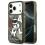 Θήκη Σιλικόνης Karl Lagerfeld Magsafe Apple iPhone 17 Pro Max Liquid Glitter Choupette Logo Μαύρο