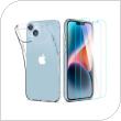 TPU Case Spigen Liquid Crystal (1 pc) & Tempered Glass TR Slim (2 pcs) Apple iPhone 14 Plus Crystal Pack Clear