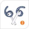 Earhooks Σιλικόνης AhaStyle PT14 Apple EarPods & Airpods Comfort Μπλε (3 ζεύγη)