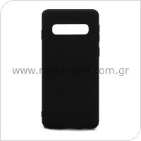 Θήκη Soft TPU inos Samsung G973F Galaxy S10 S-Cover Μαύρο
