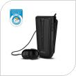 Στερεοφωνικό Ακουστικό Bluetooth iPro RH219s Retractable με Δόνηση Μαύρο