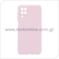 Θήκη Soft TPU inos Samsung A125F Galaxy A12/ A127F Galaxy A12 Nacho/ M127F Galaxy M12 S-Cover Dusty Ροζ