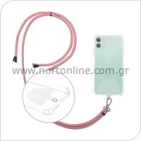 Universal Neck Strap inos for Mobile Phones Pink