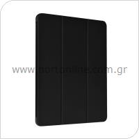 Θήκη TPU Flip Devia Apple iPad mini 6 (2021) Leather with Pencil Case Μαύρο