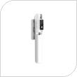 Wireless Selfie Stick & Tripod Blavec Coco P04 with Remote Control for Smartphones with Width 65mm to 95mm White