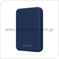 Wireless Power Bank Devia EP114 Magnetic PD 20W 5000mAh Smart Blue