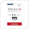 USB 3.1 Flash Disk SanDisk Dual Drive USB C 32GB 150 MB/s Silver
