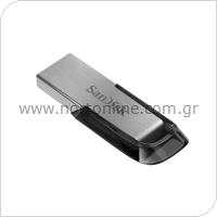 USB 3.0 Flash Disk SanDisk Ultra Flair SDCZ73 USB A 128GB Μαύρο