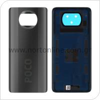 Battery Cover Xiaomi Poco X3 Black (OEM)