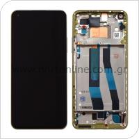 LCD with Touch Screen & Middle Plate Xiaomi Mi 11 Lite 5G Yellow (Original)