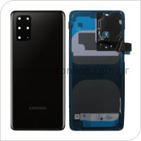 Καπάκι Μπαταρίας Samsung G985F Galaxy S20 Plus/ G986B Galaxy S20 Plus 5G Μαύρο (Original)