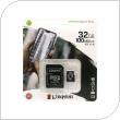 Κάρτα μνήμης Micro SDHC C10 UHS-I U1 Kingston Canvas Select Plus 100MB/s 32Gb + 1 ADP