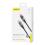 USB 2.0 Cable Foneng X116 Power Display Aluminum Alloy Braided USB C to Lightning PD 27W 1.2m Black