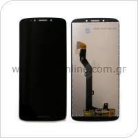LCD with Touch Screen Motorola Moto G6 Plus Black (OEM)