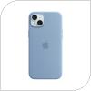 Θήκη Silicon με MagSafe Apple MT0Y3 iPhone 15 Γαλάζιο
